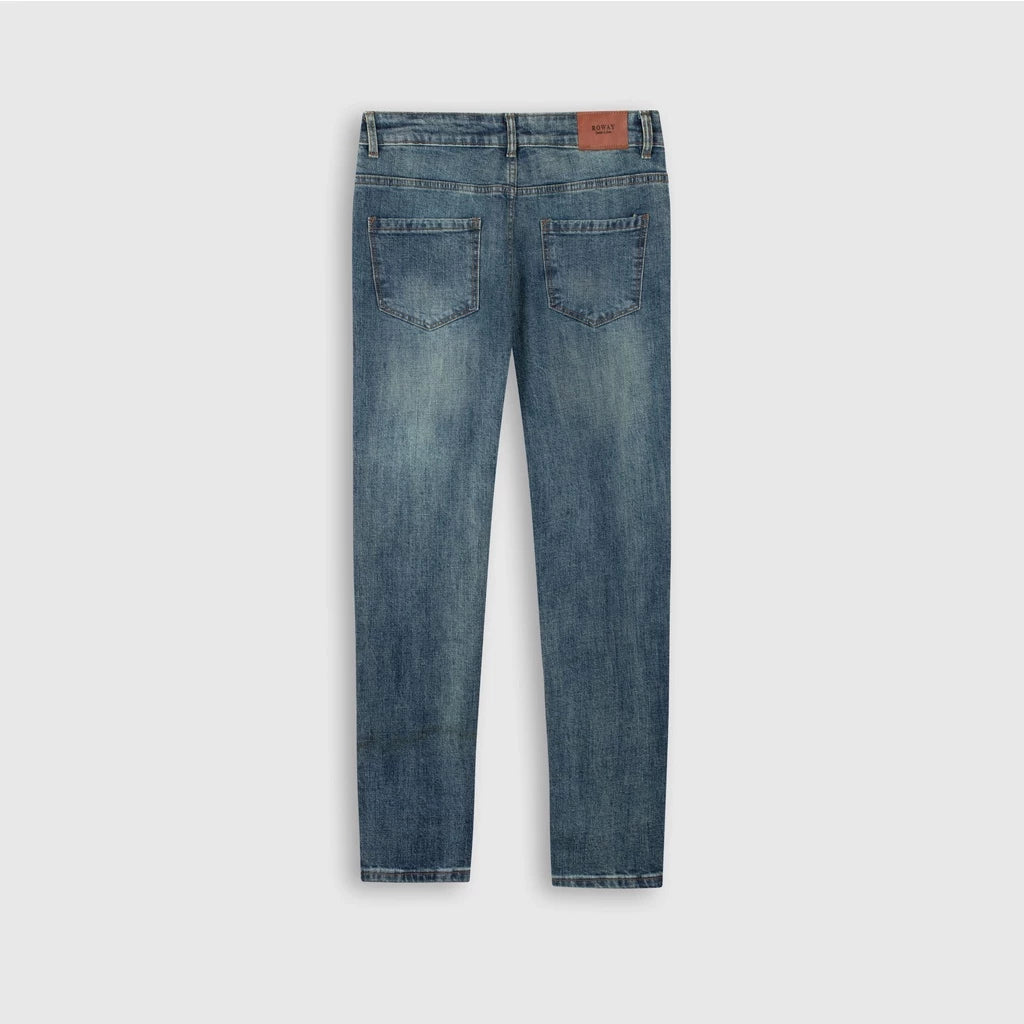 Men's jeans, slightly stretchy denim, slim fit | Blue denim