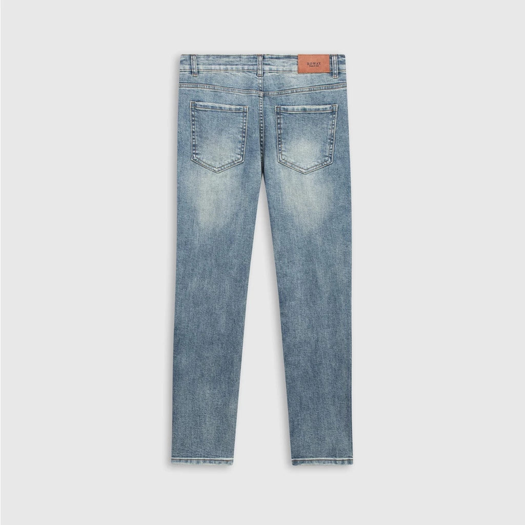 Men's jeans, light stretch denim, slim fit