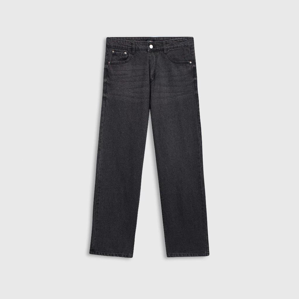 Men's jeans, cotton denim, straight fit | Gray straight jeans