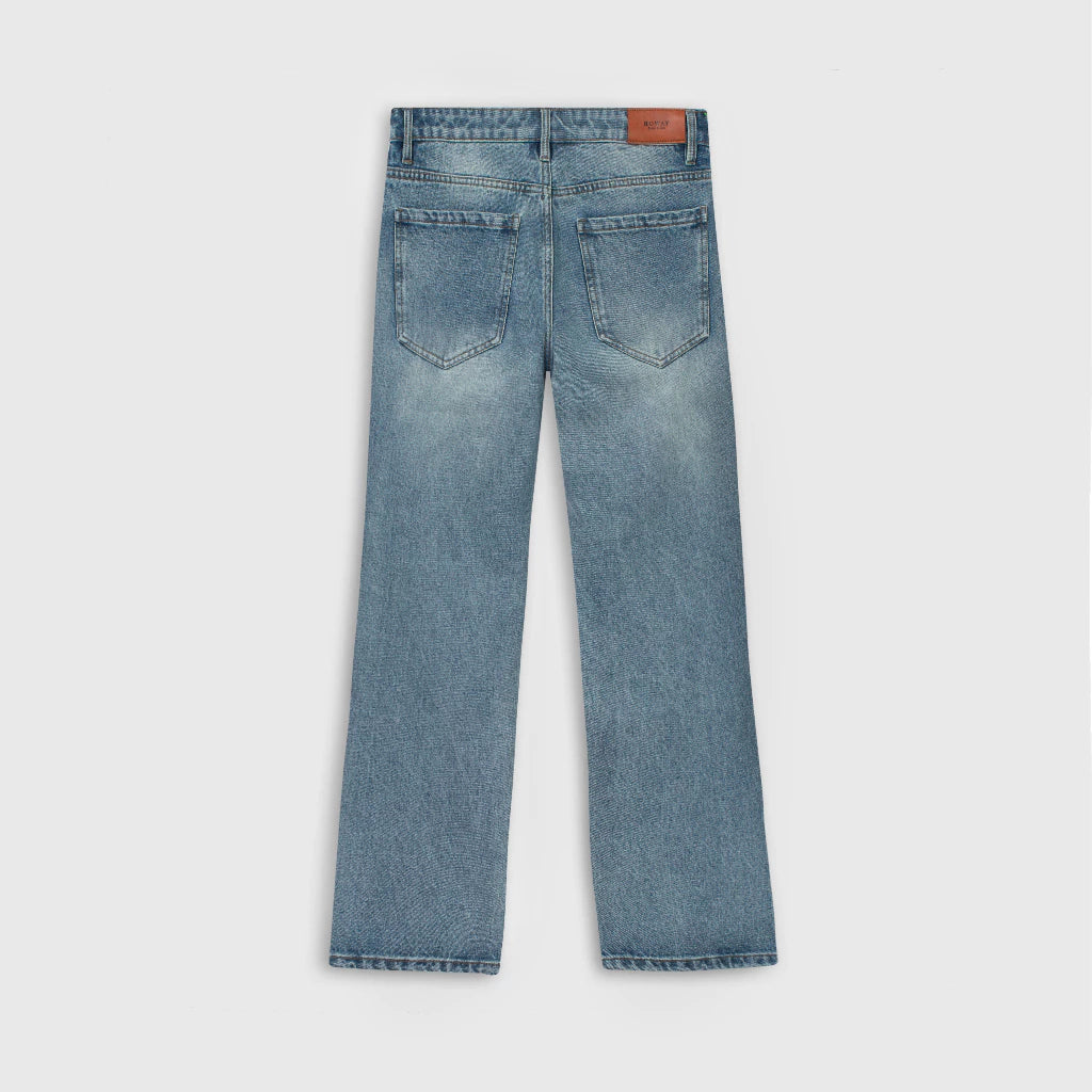 Men's jeans, cotton denim, straight fit | Light blue jeans