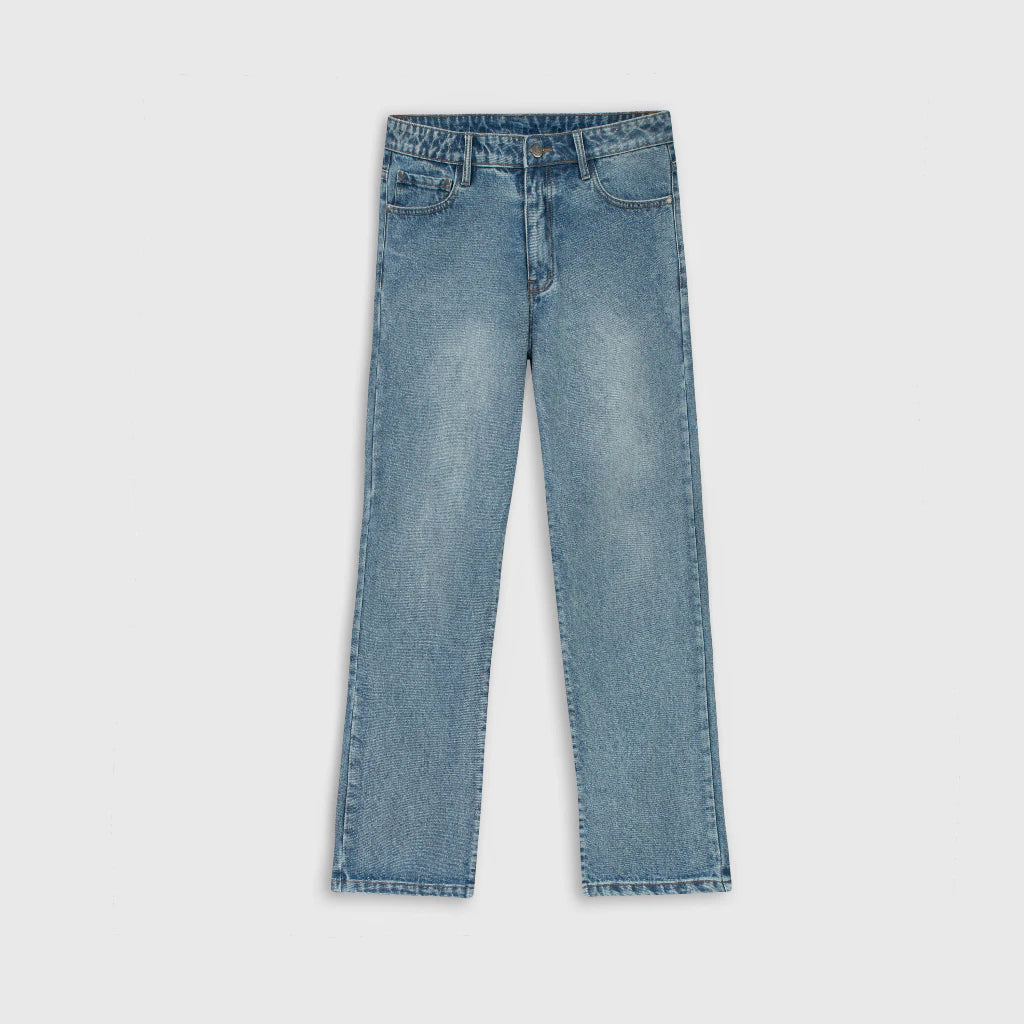 Men's jeans, cotton denim, straight fit | Light blue jeans