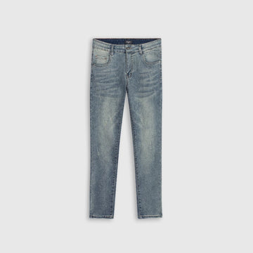 Men's jeans, slightly stretchy denim, slim fit